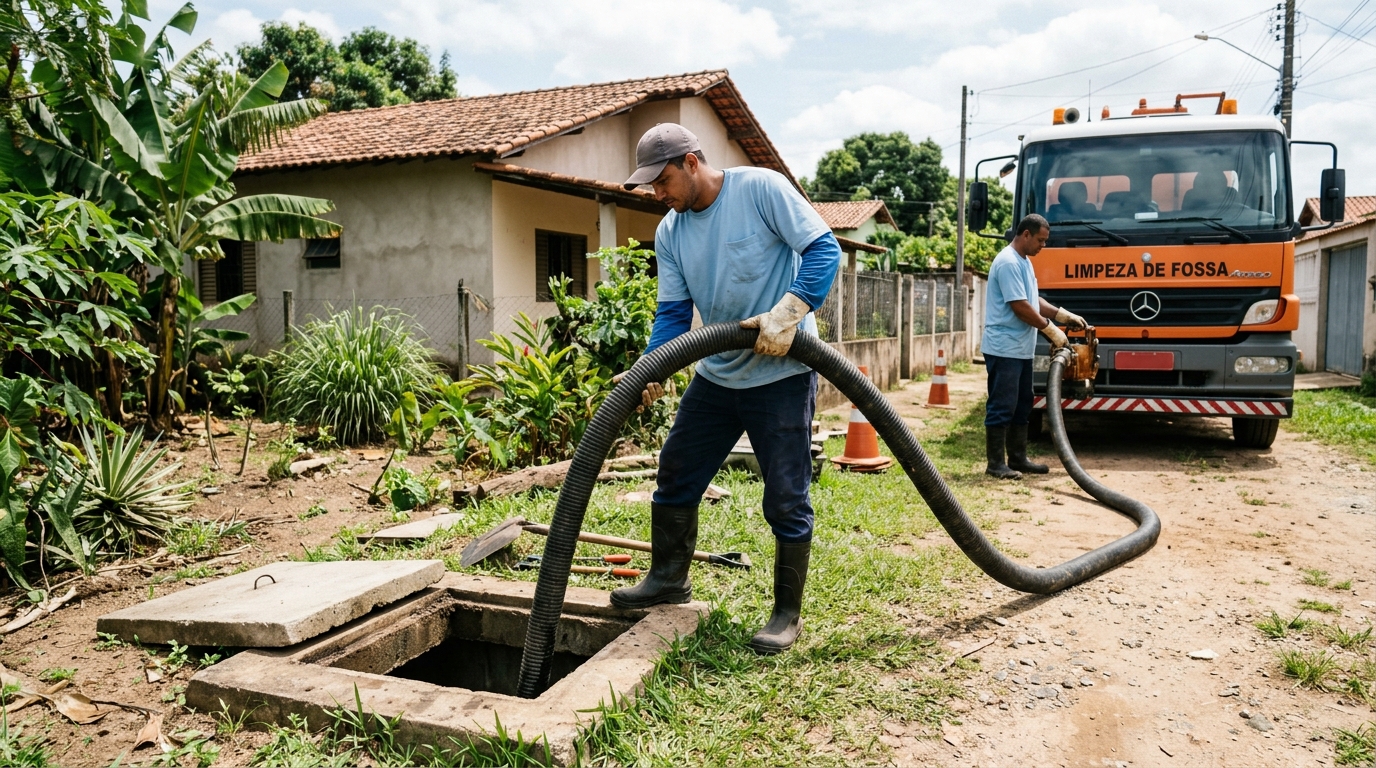 Desentupimento de Fossa em Santo André‑SP