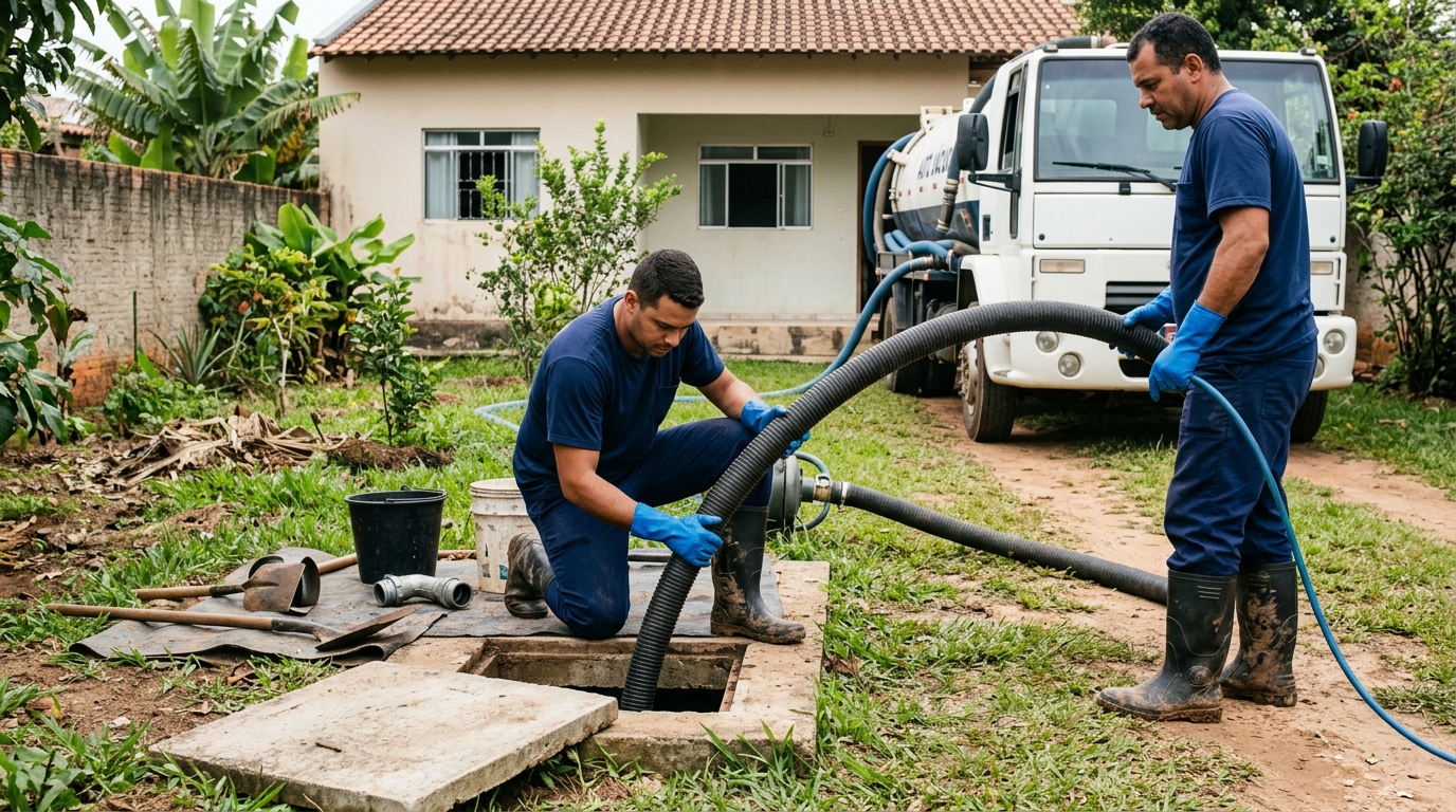 Sucção de Fossa em Santo André‑SP
